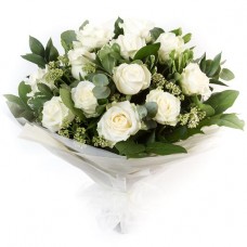 White Jewels - 12 Stems In Bouquet